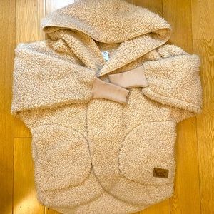Casual Hooded Fleece Jacket/one size